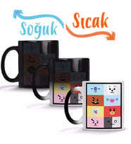 Bts BT21 Sihirli Kupa Bardak Porselen