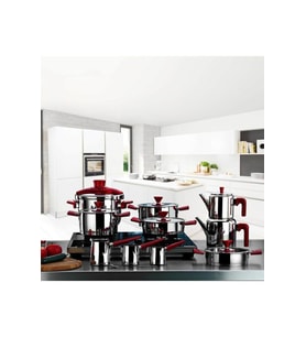 Aryıldız 22 Parça Piramid Rose Cam İdeal Set (Karışık)