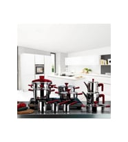 Aryıldız 22 Parça Piramid Rose Cam İdeal Set (Karışık)