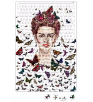 Frida Kahlo Kelebekler Puzzle 240 Parça Yapboz