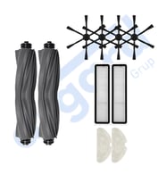 DREAME D10S, D10S PRO, D9 MAX GEN 2 UYUMLU 2 Ana Fırça 4 Yan Fırça 2 Filtre 2 Mop PKT-iasgf0000954