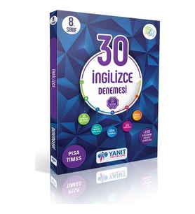 Yanıt Yayınları 8. Sınıf 30 İngilizce Denemesi