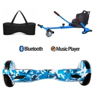 Citymate Elektrikli Kaykay Hoverboard Akıllı Denge 6.5 Inch + HoverKart + Çanta EXTREM PAKET D03