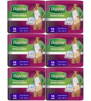 Depend Emici Külot Hasta Bezi XL - Extra Büyük Kadın 60 Adet (6PK*10)