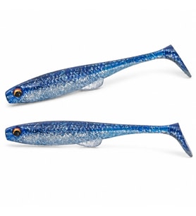 Daiwa Flat Junkie Duckfin Shad 3.5" 9cm Slikon Yem Gold Lame Raw Sardine