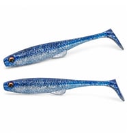 Daiwa Flat Junkie Duckfin Shad 3.5" 9cm Slikon Yem Gold Lame Raw Sardine