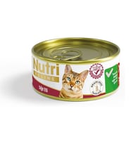 Nutri Feline Tahılsız Sığır Etli Kedi Konservesi 85 Gr