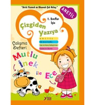 Çizgiden Yazıya Çalışma Defteri-Dik Temel Harflerle