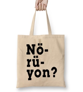 Nörüyon 01 Bez Çanta Uzun Saplı
