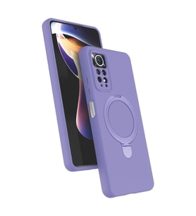 Xiaomi Redmi Note 12 Pro 4G Regal Magsafe Standlı Kapak - Lila