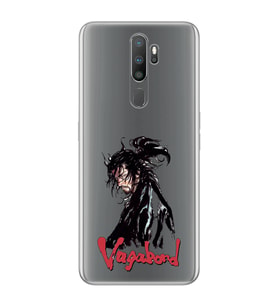 Oppo A5 2020 / A9 2020 Uyumlu Vagabond Anime Desenli Şeffaf Telefon Kılıfı