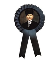 10 kasım atatürk saten kokart 10 adet