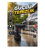 48V Şarjlı Basınçlı Yıkama Makinesi – Kablosuz Su Tabancası 450 PSI, 4 L/dak