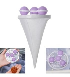 Sunup SN-26621 Çok Fonksiyonlu Çamaşır Makinesi İçin Yıkanabilir Mor Toz Tüy Toplayıcı