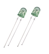 Led 5mm Oval Yeşil Difused 100 Adet