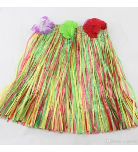 Hawaii Hula Eteği Karışık Renk 40 cm