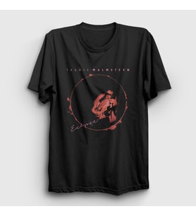 Presmono Unisex Siyah Eclipse Gitarist Yngwie Malmsteen T-Shirt 527010tt
