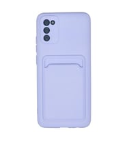 Northcity Newface Samsung Galaxy A02s Kılıf Kelvin Kartvizitli Silikon - Lila