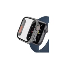 Apple Watch 7-8 45mm - Watch Ultra 49mm Uyumlu Kasa Dönüştürücü ve Ekran Koruyucu Zore Watch Gard 26 (Gri)