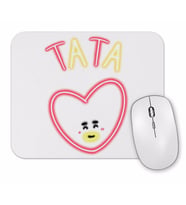 Bt21 Glowing Tata Mouse Pad