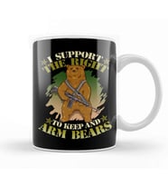 Cute I Support The Right To Keep And Arm Bears Pun Kupa Bardak Porselen