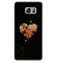 Samsung S7 Edge S20 Fe Plus Ultra S21 S22 Kılıf Desenli Silikon Plane Heart 1721