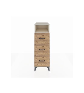 Kronos Dolap Tek Raflı 3 Çekmeceli 44x59x134 Aytaşı-Çam