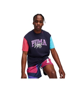 Puma Dylan S Gift Shop Tee I Erkek Günlük Tişört 62526801 Lacivert
