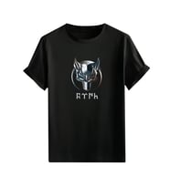 Türkçülük Görselli  Unisex (Tshirt) Tişört (Siyah)