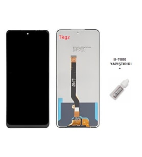 Tkgz - Tecno Camon 18P Uyumlu Lcd Ekran Dokunmatik Servis + B-7000