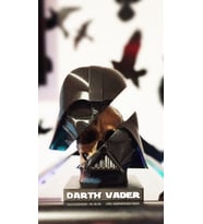 DorDen3D Yıldız Savaşları Darth Vader Kuru Kafa Dekoratif Büst Figür