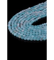 4X2 MM Faset Kesim Amazonit Taşı Dizi - Dizi0273 (Turkuaz)