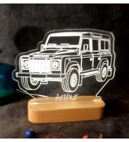 Kişiye Özel Led Lamba Land Rover Defender