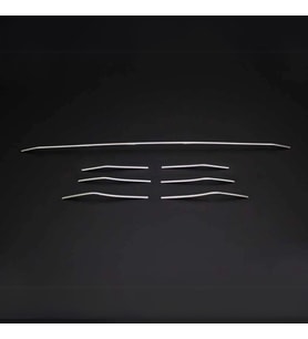 Renault Megane 4 Ön Tampon Alt Çıta - Krom (7 Parça)  2016-2020 Arası, HB/SD