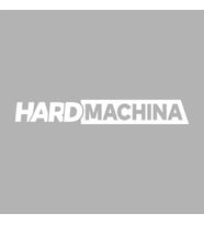 Hard Machine Sticker siyah 21x10 CM (Beyaz)