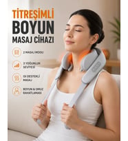Boyun Masaj Aleti Biyonik Yoğurma Teknolojili 1800mAh Şarjlı