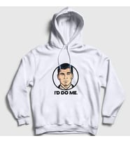 Presmono Unisex Beyaz I'd Do Me Sterling Archer Kapüşonlu Sweatshirt 299663tt