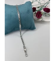 Rodyum Zirkon Taşlı Pirinç Zirkon Bileklikler 17+2 Cm - Kbl0294