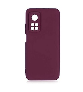 Coverzone Xiaomi Mi 10T 5G ?le Uyumlu K?l?f Z-Mara Lansman Vieri Tam Koruma Arka Kapak Kamera Koruma �?k?nt?l? P�r�zs�z Y�zey Mor