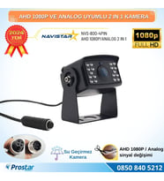 AHD 1080P ve Analog Pal Çevirilebilir 4 Pin Gece Görüşlü Metal Ayaklı Full HD Kamera