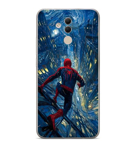 Huawei Mate 20 Lite Uyumlu Baskılı Yumuşak Silikon Şeffaf Telefon Kılıfı