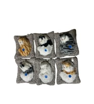 Sesli Uyuyan Kedi – Miyavlayan Kedi Pelüş Uyuyan Kedi (Karışık Gönderilir)