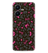 Vivo Y22S Kılıf Resimli Desenli Baskılı Silikon Barbie and Shoes 1413