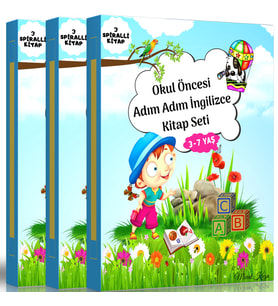 Okul Öncesi Adım Adım İngilizce Kitap Seti