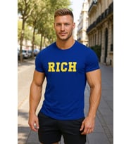 Erkek Nakış Baskılı T-shirt