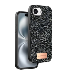 Onegif Apple iPhone 16E Bright Simli Kapak - Siyah