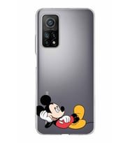 Xiaomi Mi 10 T Uyumlu Kapak Mickey Mouse Tasarımlı Şeffaf Silikon Kılıf