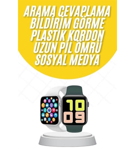 Akıllı Saat Uyku ve Sağlık Takibi Arama Cevaplama 44 MM Amoled Ekran