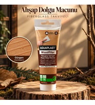 Ahşap Tamir Macunu GÜRGEN Parke Mobilya Masa Dolgu Çatlak Çizik Giderici Fiberglas 125 ML