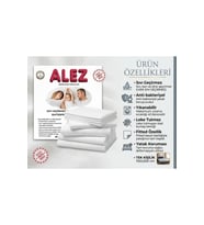 ALEZ TEK KİŞİLİK 100 x 200 cm + 30 cm Baza SIVI GEÇİRMEZ YATAK KORUYUCU